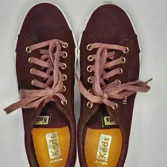 Keds Shoes - Keds Burgandy Kickstarter Shoes